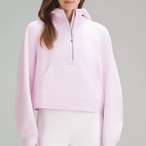 Lululemon Scuba Oversized Half-zip Hoodie, Meadowsweet Pink, size M/L